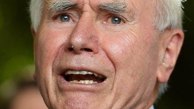 Former prime minister John Howard. Picture: AAP.