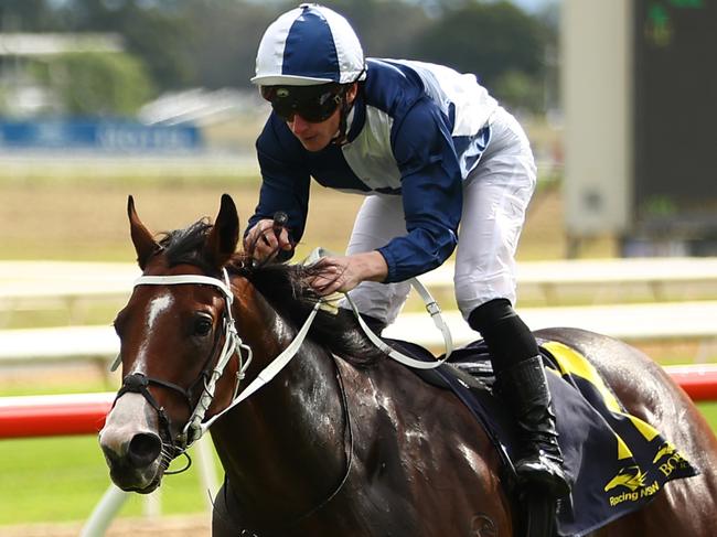 HAWKESBURY, AUSTRALIA - MAY 04: James Mcdonald riding For Victory wins Race 4 Blakes Marine  during "Hawkesbury Cup Day" - Sydney Racing at Hawkesbury Racecourse on May 04, 2024 in Hawkesbury, Australia. (Photo by Jeremy Ng/Getty Images)