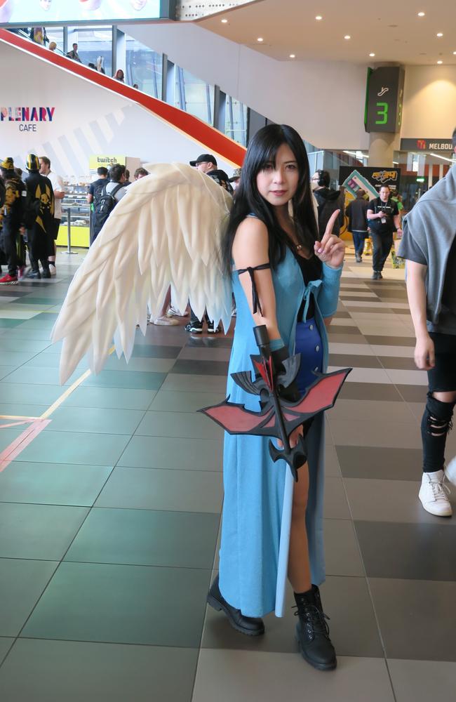 Final Fantasy VIII: Rinoa Heartlilly (Erica) the 2024 PAX Aus Convention at the Melbourne Convention and Exhibition Centre. Picture: Gemma Scerri