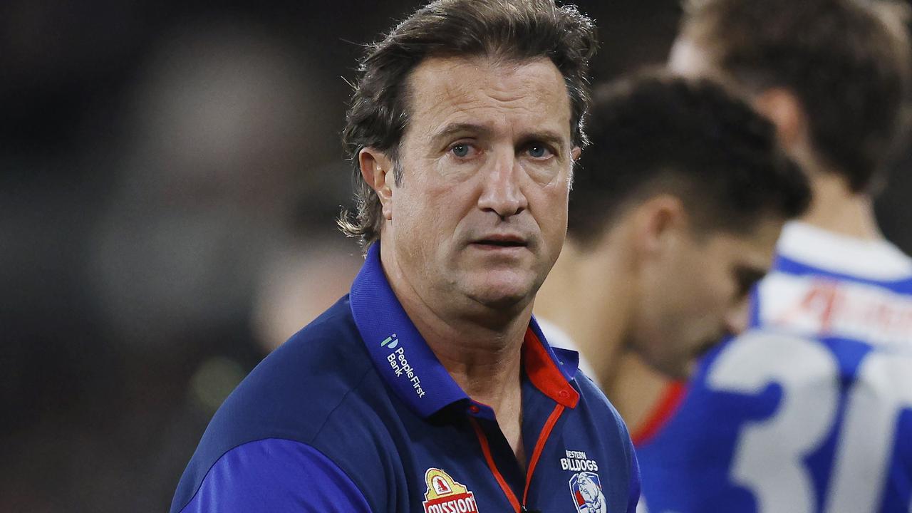 Luke Beveridge says ‘more questions’ should be asked before a player is sent to the tribunal. Picture: Michael Klein