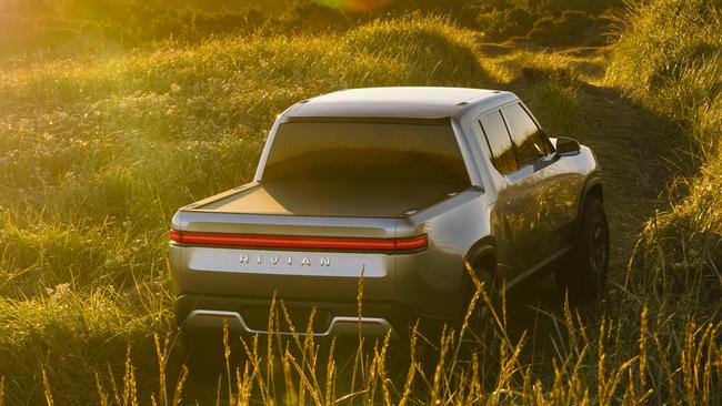 The Rivian is more traditional looking than Tesla’s outlandish Cybertruck. Picture: Supplied.