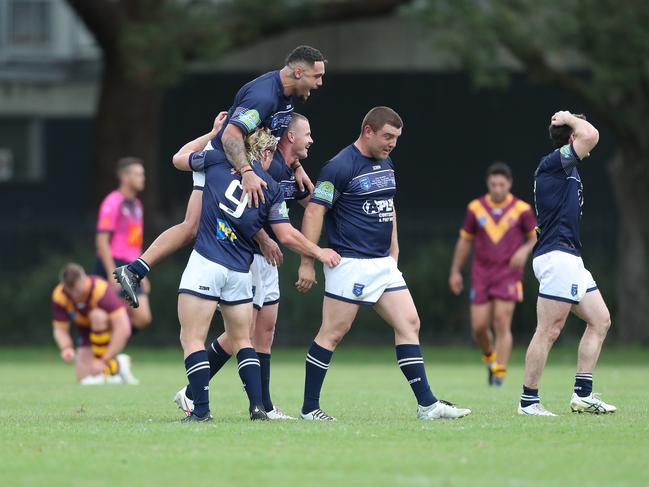 Newcastle is overjoyed with the win. Picture: Sue Graham