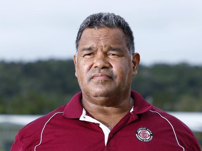 Lockhart River Mayor Wayne Butcher at Lockhart River airport, a small indigenous town north of Cairns on Cape York in Far North Queensland. Picture: Brendan Radke