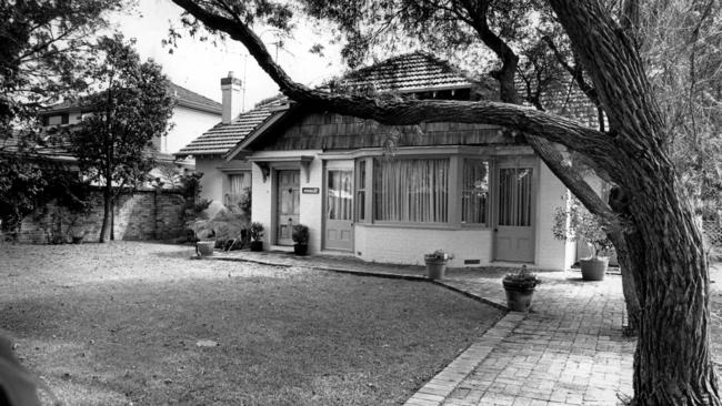 The house pictured at the time of the murder in March 1990.