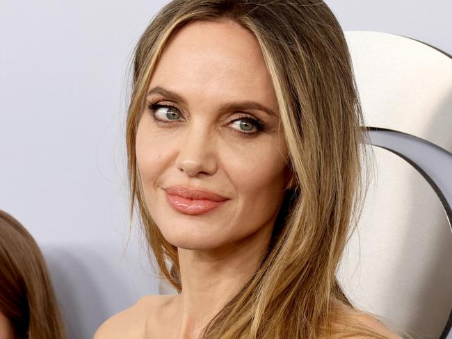 NEW YORK, NEW YORK - JUNE 16: (L-R) Vivienne Jolie-Pitt and Angelina Jolie attend the 77th Annual Tony Awards at David H. Koch Theater at Lincoln Center on June 16, 2024 in New York City. (Photo by Dia Dipasupil/Getty Images)