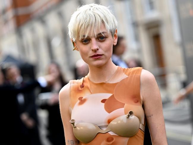 Emma Corrin attends The Olivier Awards 2022. Photo: Jeff Spicer/Getty Images.