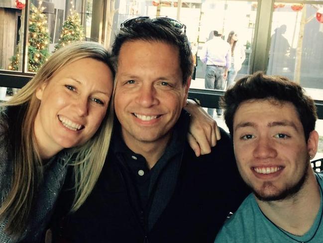 Australian woman Justine Damond, pictured with fiancee Don Damond and soon-to-be stepson Zach Damond, was killed by a police officer in Minneapolis. Picture: Facebook