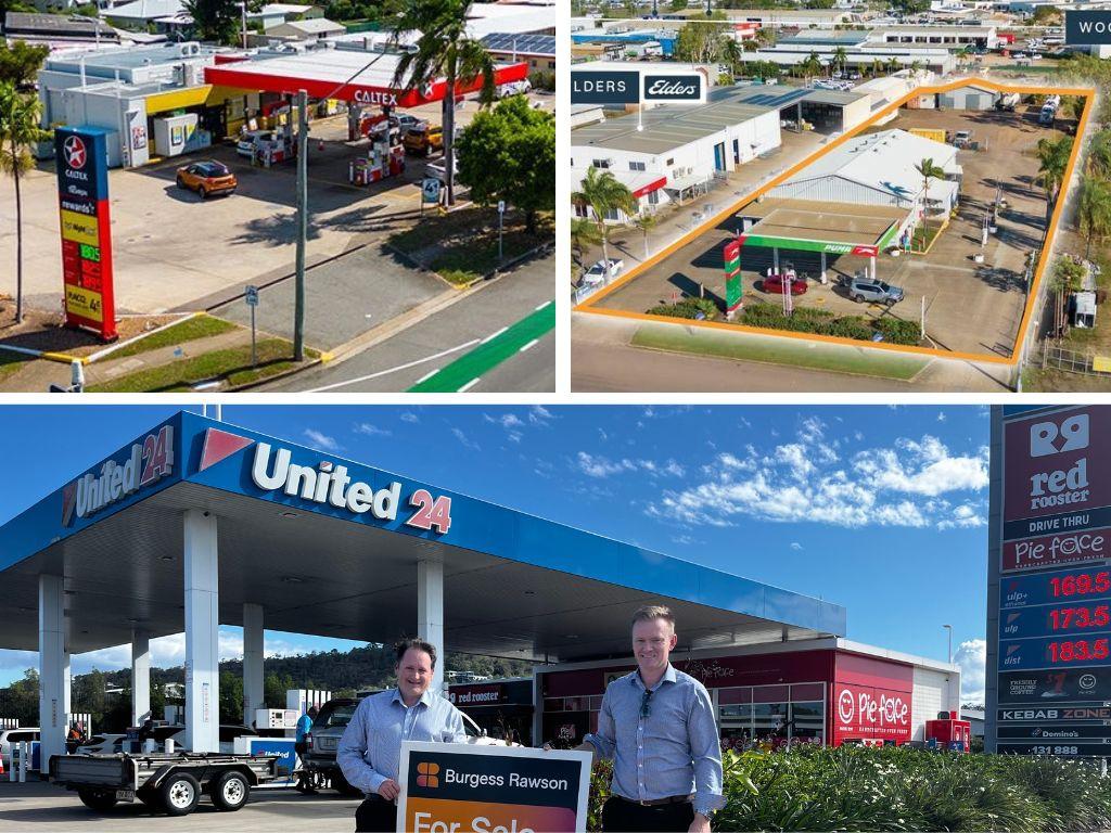 Three Townsville service stations in Rosslea, Garbutt and Mount Louisa have sold at a recent auction. Pictures: Supplied.