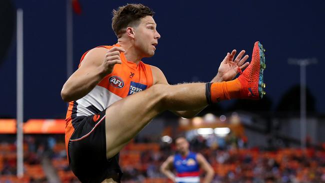 Toby Greene was one of the Giants’ best in their big elimination final win. Picture. Phil Hillyard