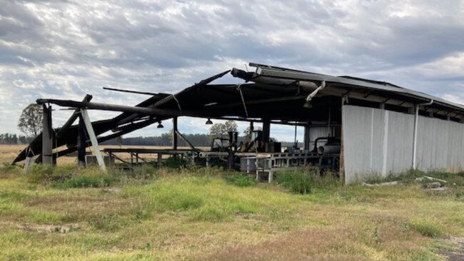 The main shed and two saws at the Myrtle Creek sawmill were destroyed in the 2019 bushfires.