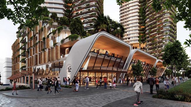 The lofty Bennelong Cove will stand on the waterfront if approved.