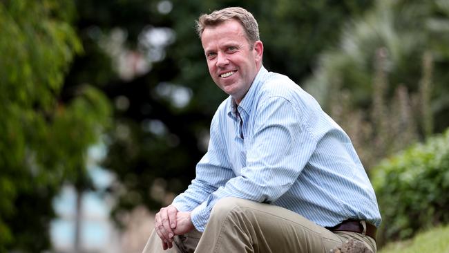 Dan Tehan would be happy for teachers to ban phones in classrooms. Picture: David Geraghty.