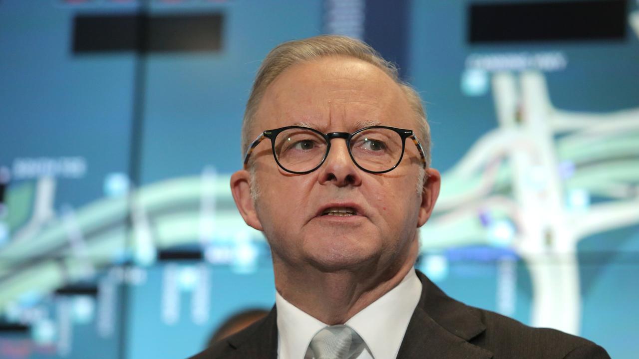 The Prime Minister, Anthony Albanese, in Perth on Tuesday. Picture: NewsWire/Philip Gostelow