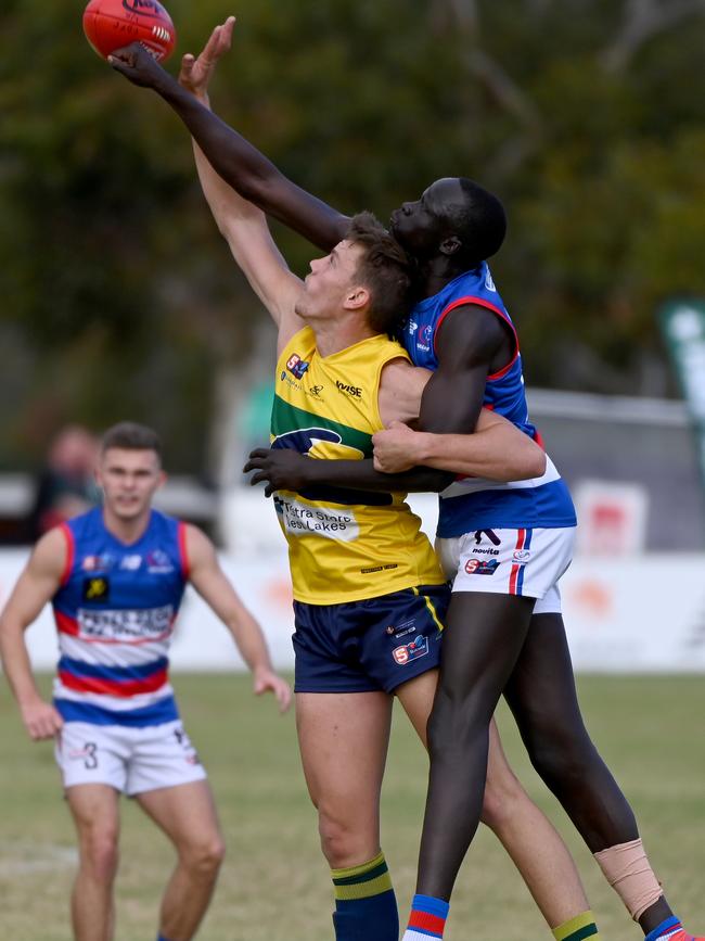 Leek Alleer has impressed for the Bulldogs. Picture: Naomi Jellicoe