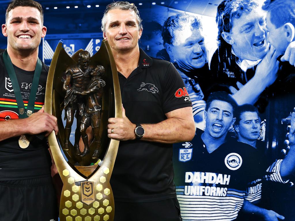 Greg Alexander, Penrith’s 1991 premiership-winning captain under legendary coach Phil Gould, couldn’t hold back his emotions as the Panthers won the 2021 grand final with Ivan and Nathan Cleary at the helm.
