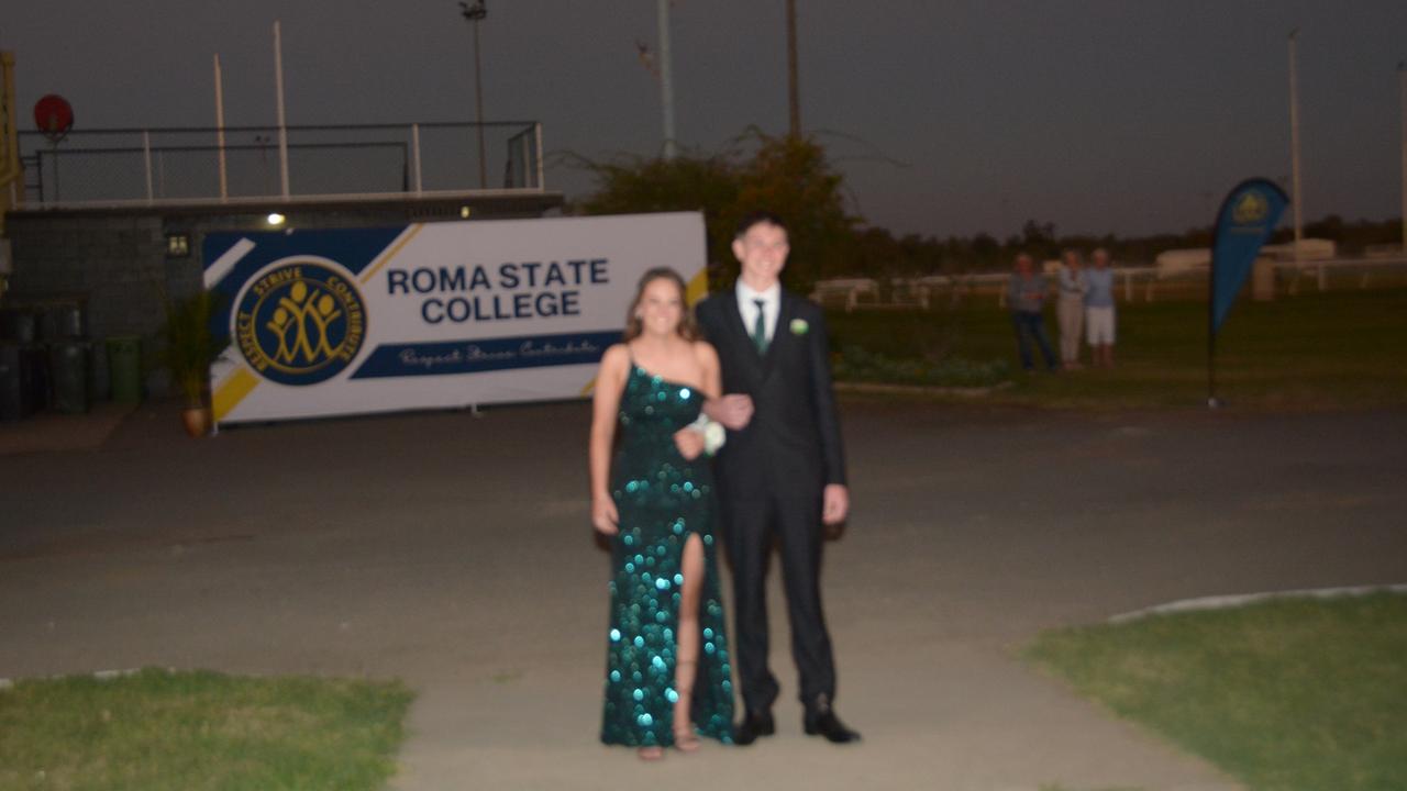 Roma State College formal 2024. Jorja Taylor and Wes Collier.