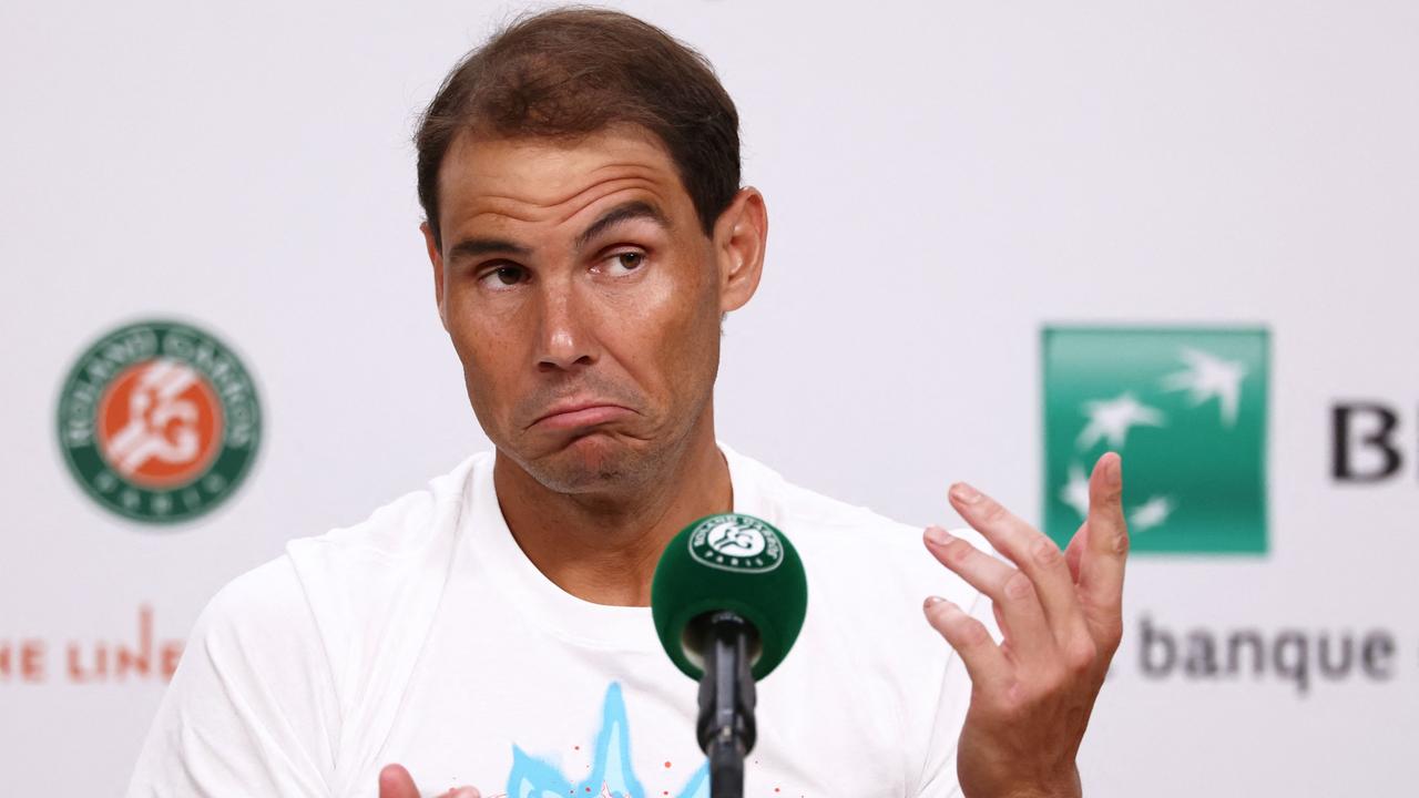 Nadal refuses to give a definitive answer. Photo by EMMANUEL DUNAND / AFP