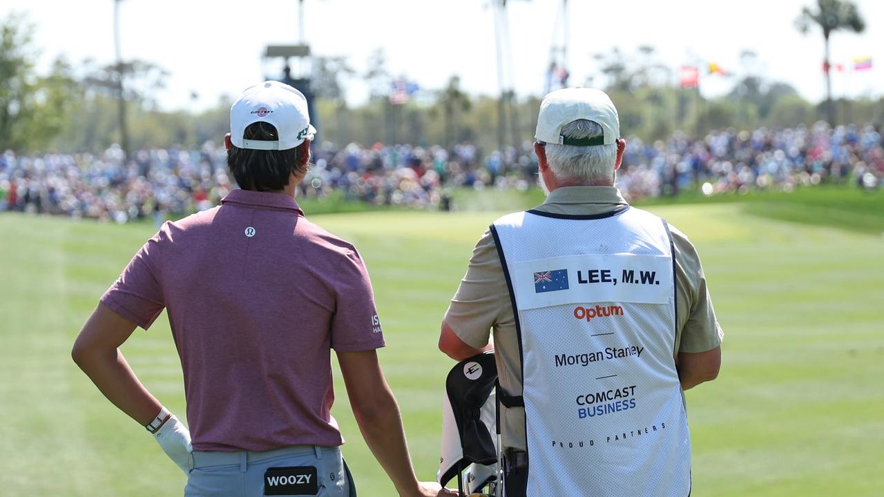 Things fell apart for Min Woo Lee at The Players Championship. Picture: Logan Bowles/Getty Images