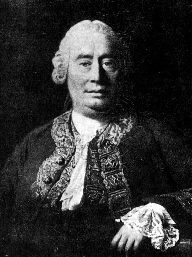 Eighteenth century Scottish philosopher David Hume.