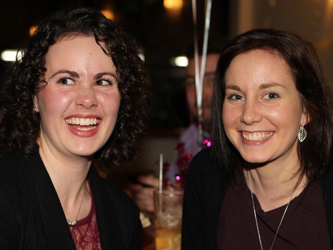 Nitelife- Out and About: Gretel Evans and Sarah Price at the Gladstone Hotel. Photo Allan Scurr / The Chronicle