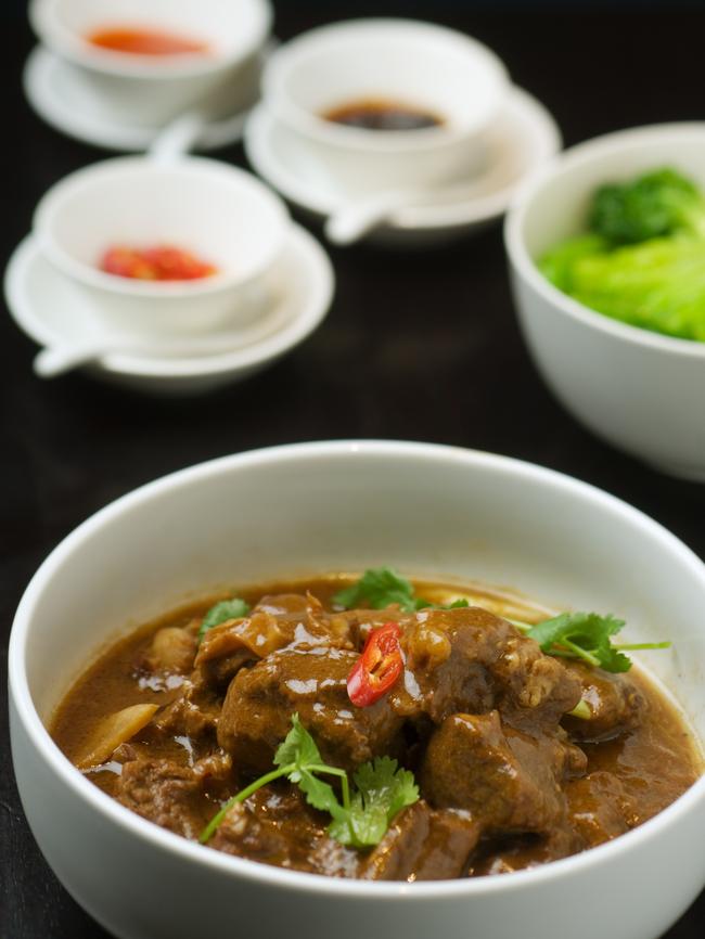 Beef brisket at Lau’s Family Kitchen in Melbourne.