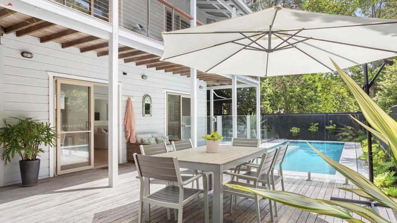 Darren Palmer’s Byron Bay holiday home, Pompano House, sold for a disappointing $2.6m. Picture: realestate.com.au