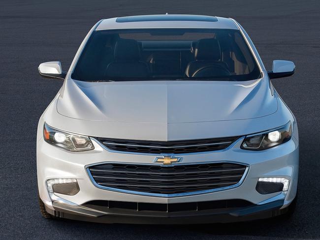 Unveiled at the New York Auto Show ... The new Chevrolet Malibu 2016. Picture: Supplied