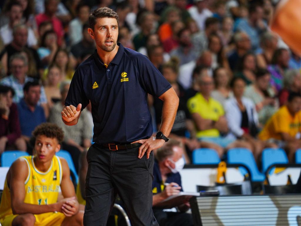 Adam Caporn has an extensive assistant coaching resume, but hasn’t been a head coach. Picture: Basketball Australia