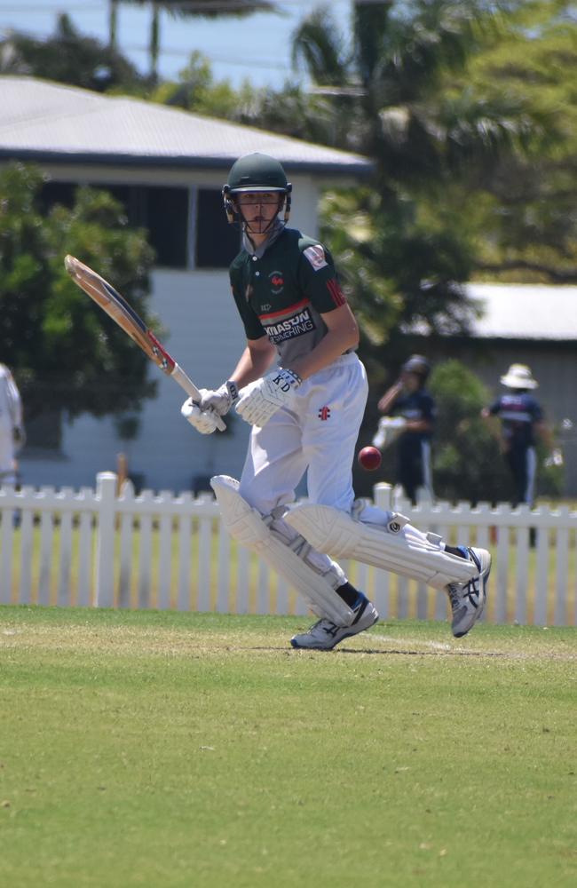 Joel McFarlane for Walkerston U17s cricket, October 25, 2021. Picture: Matthew Forrest