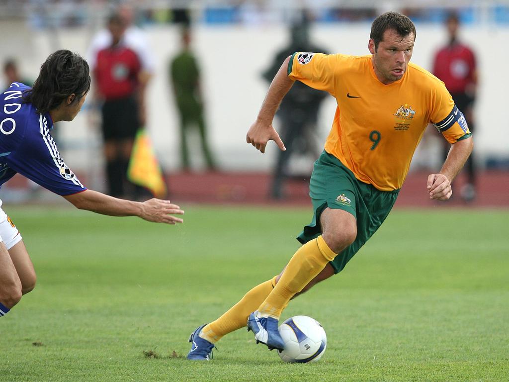 Mark Viduka at the 2007 Asian Cup.