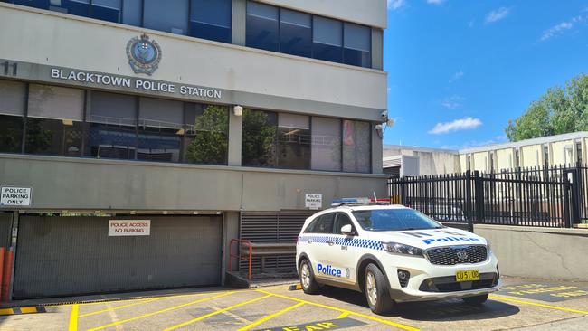 Blacktown Police Station. Picture: Nathan Schmidt