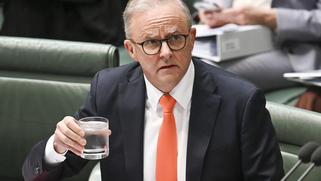 CANBERRA, Australia, NewsWire Photos. May 15, 2024: The Prime Minister, Anthony Albanese during Question Time at Parliament House in Canberra. Picture: NCA NewsWire / Martin Ollman