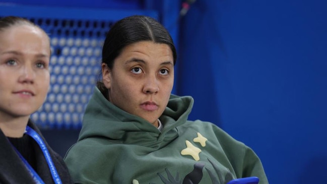Sam Kerr had to go back under the knife in an injury setback. (Photo by Crystal Pix/MB Media/Getty Images)