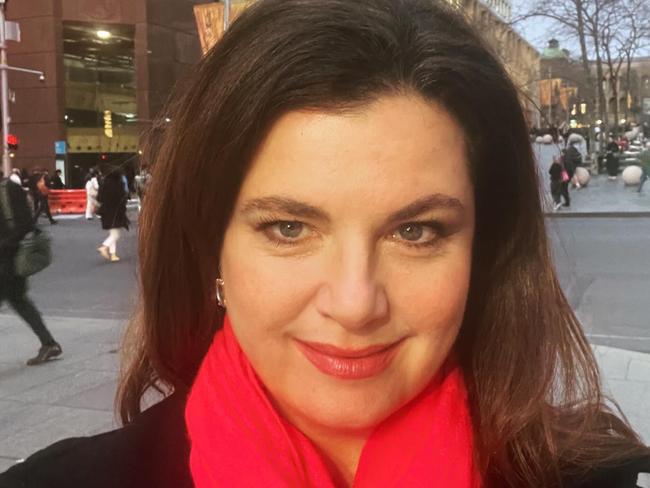 ABC reporter Louise Milligan posting on social media outside Seven's former headquarters at Martin Place in Sydney. Source: Instagram.