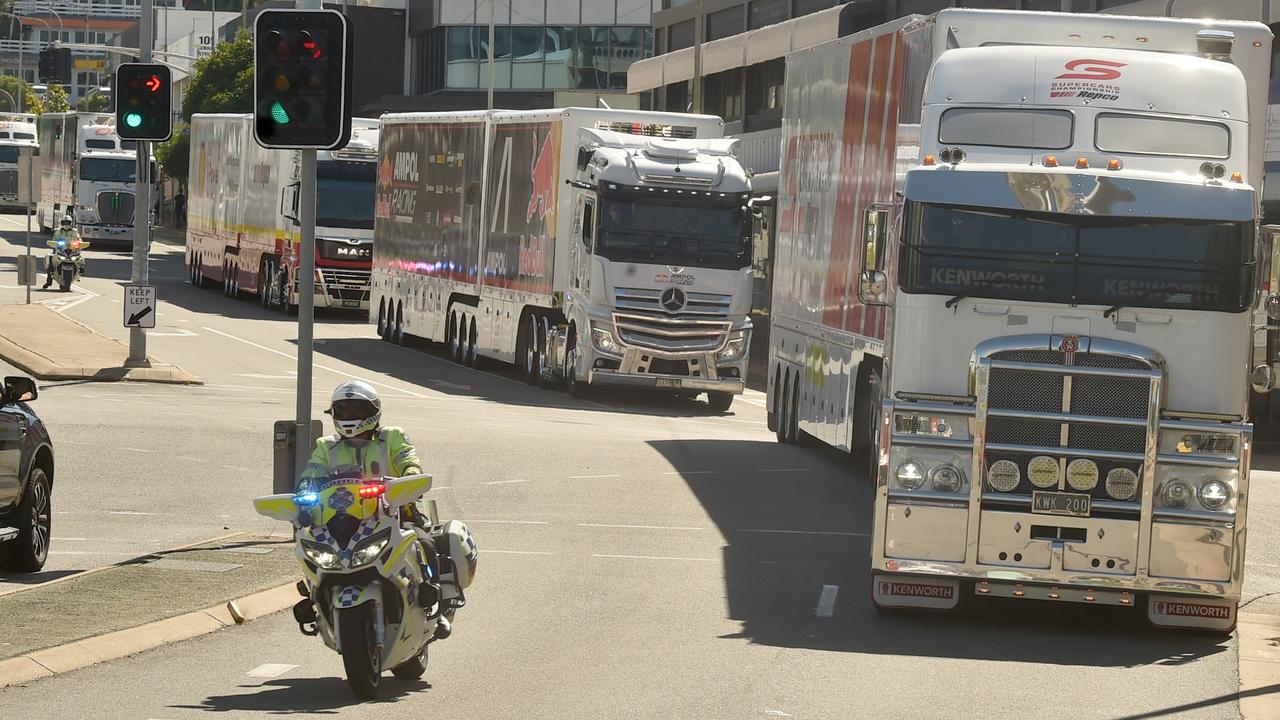 30+ pictures: 2023 V8 Supercars transporter parade | The Courier Mail