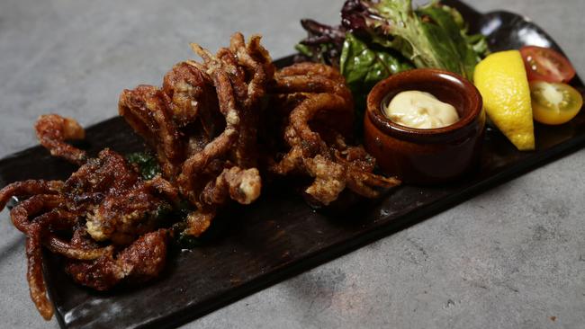 Soft shell crab at Etsu Izakaya. Photo: Anthony Weate