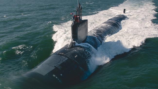 A Virginia-class submarine. Picture: US Navy/Ashley Cowan