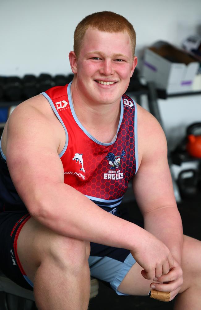 Henry Sologinkin at the Redcliffe State High School. Picture: Tertius Pickard