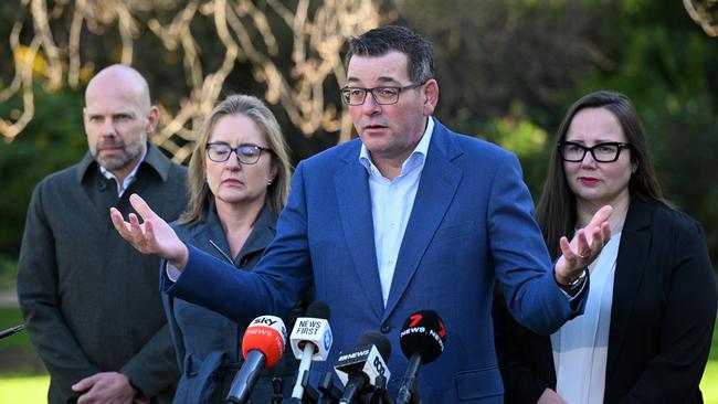 Victorian government spending has more than doubled in the decade since Daniel Andrews took power. Picture: AAP