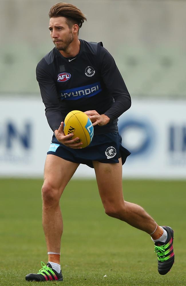 Dale Thomas has been at Carlton for three pre-seasons.