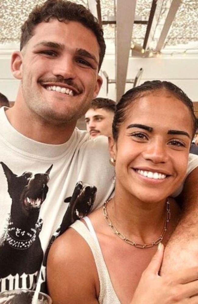 Nathan Cleary and Mary Fowler are going long distance. Pic: Instagram