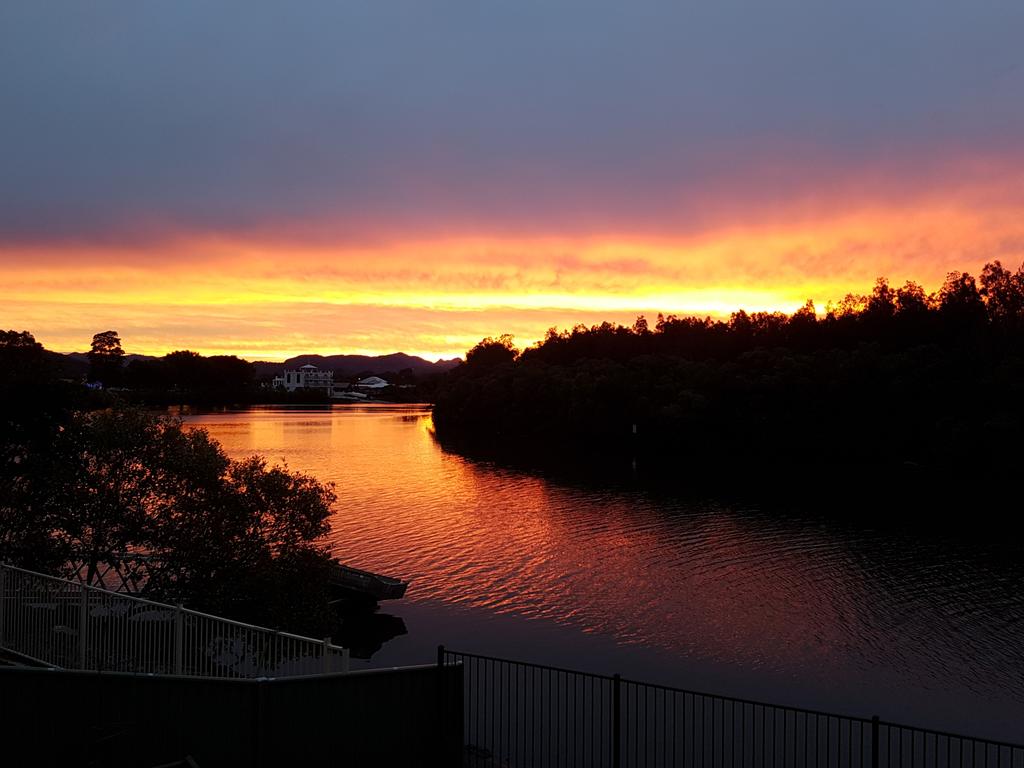 Sunset on the creek. Picture: Leah Wayne