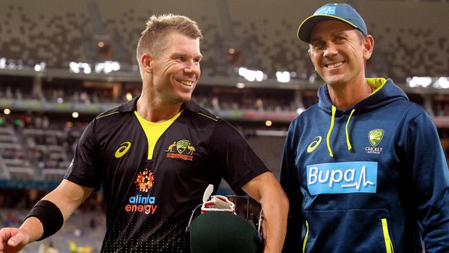 David Warner and Australian coach Justin Langer will be hoping they can get their T20 World Cup campaign off to a flyer against South Africa.