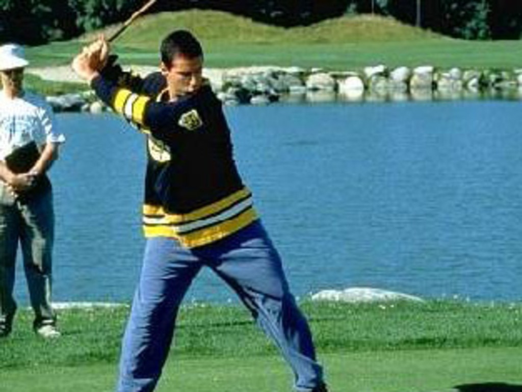 Sandler starred in the first Happy Gilmore in 1996.