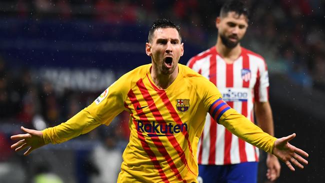 Argentine forward Lionel Messi won the coveted