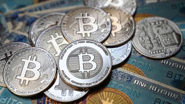 The Bitcoin price proved volatile through January. Picture: Ozan Kose/AFP