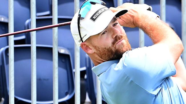 Haydn Barron at Royal Queensland for the BMW Australian PGA Championship in Brisbane.Monday November 18, 2024. Picture, John Gass