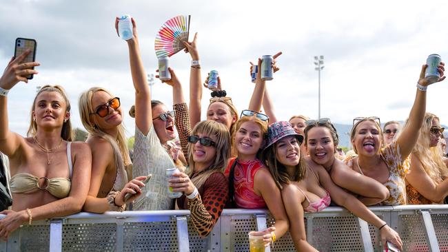 Happy Punters at The Grass is Greener Festival. Picture: Emily Barker.