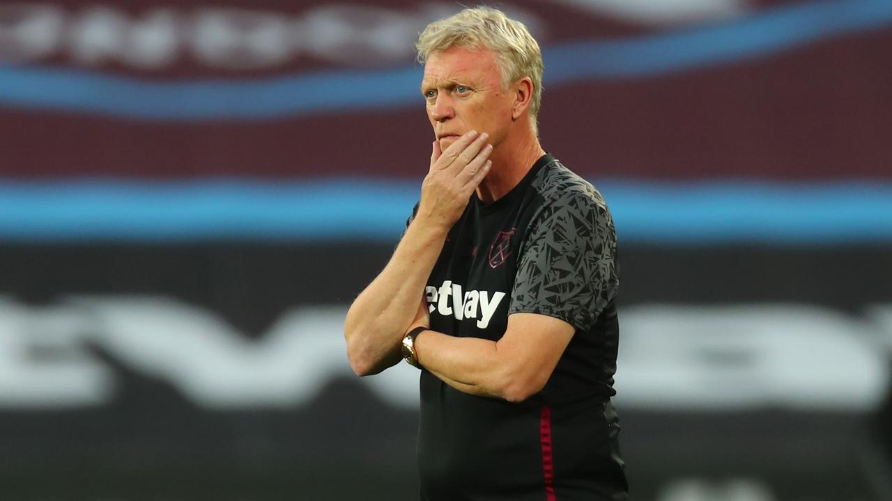 West Ham manager David Moyes and Hammers players Issa Diop and Josh Cullen have tested positive for the coronavirus, the Premier League club announced on Tuesday. (Photo by Clive Rose / POOL / AFP) /
