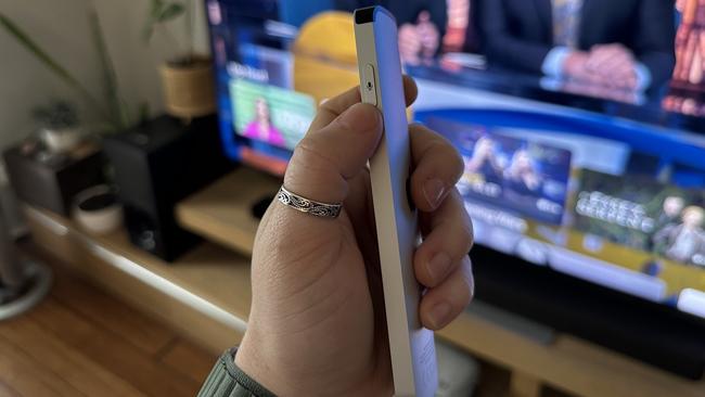 The Apple TV remote has a dedicated Siri button. Picture: Elly Awesome